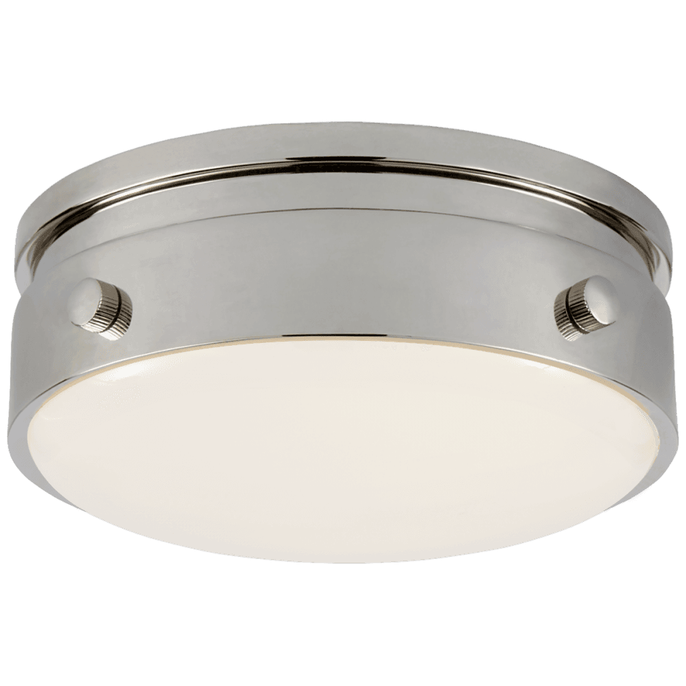 Visual Comfort Signature Hicks Flush Mount Polished Nickel