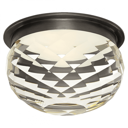 Visual Comfort Signature Hillam Flush Mount Bronze