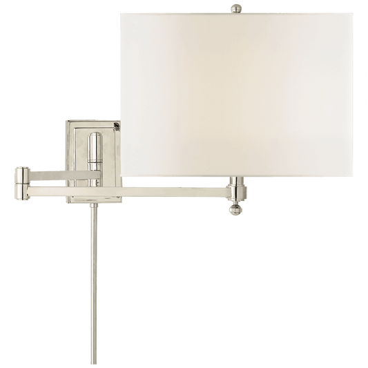 Visual Comfort Signature Hudson Swing Arm Polished Nickel