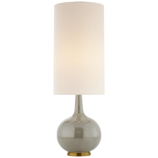 Visual Comfort Signature Hunlen Cordless Table Lamp Shellish Gray