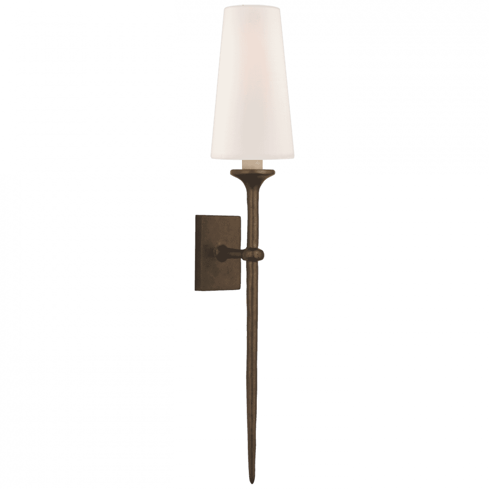 Visual Comfort Signature Iberia Wall Sconce Burnished Silver Leaf