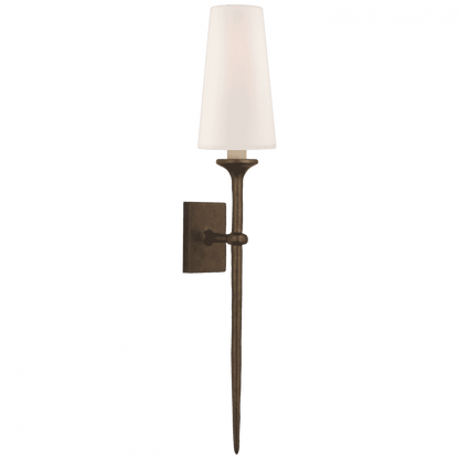 Visual Comfort Signature Iberia Wall Sconce Burnished Silver Leaf
