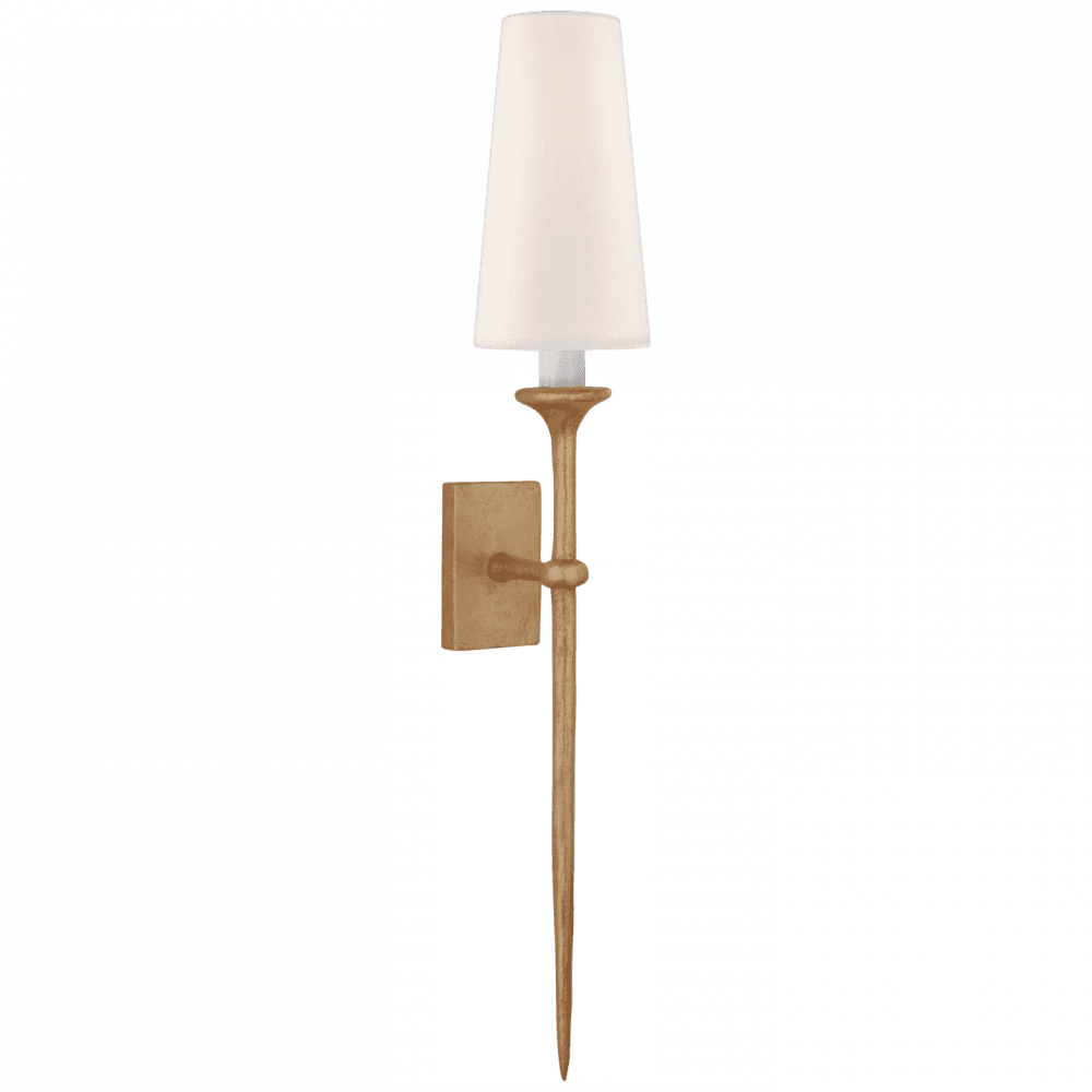 Visual Comfort Signature Iberia Single Wall Sconce Antique Bronze Leaf