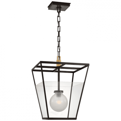 Visual Comfort Signature Illume 18 Warm Iron and Antique-Burnished Brass