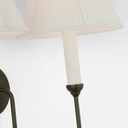 Visual Comfort & Co. Signature Collection Ingela 24" Double Sconce, Visual Comfort & Co. Signature Collection AL 2084MI-SP N1X7K