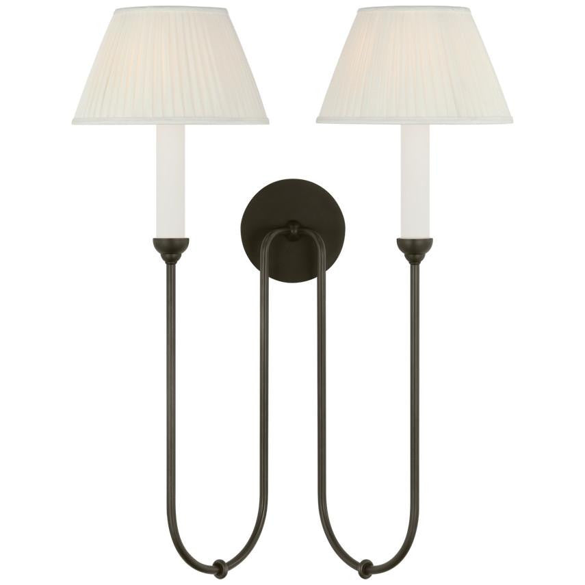 Visual Comfort & Co. Signature Collection Ingela 24" Double Sconce, Visual Comfort & Co. Signature Collection AL 2084MI-SP N1X7K