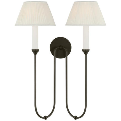 Visual Comfort & Co. Signature Collection Ingela 24" Double Sconce, Visual Comfort & Co. Signature Collection AL 2084MI-SP N1X7K