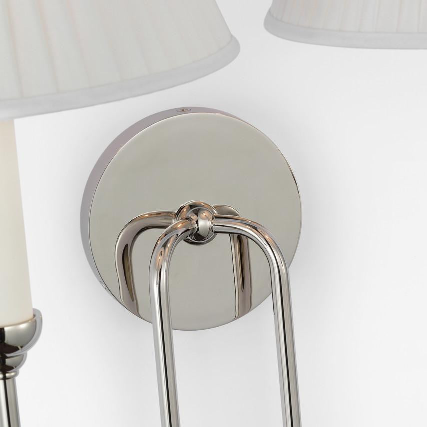 Visual Comfort & Co. Signature Collection Ingela 24" Double Sconce, Visual Comfort & Co. Signature Collection AL 2084PN-SP DDFAC