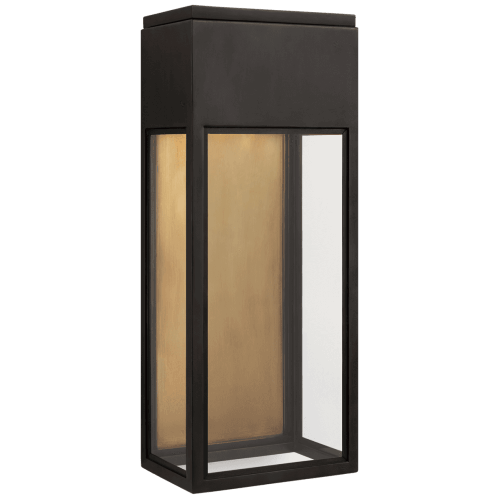 Visual Comfort Signature Irvine 3/4 Outdoor Wall Lantern Bronze