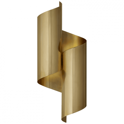 Visual Comfort Signature Iva Wrapped Wall Sconce Hand-Rubbed Antique Brass