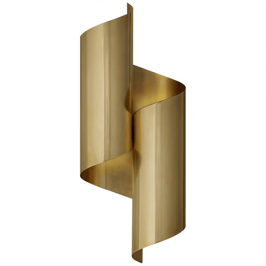 Visual Comfort Signature Iva Wrapped Wall Sconce Hand-Rubbed Antique Brass