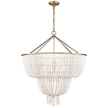 Visual Comfort Signature Jacqueline Chandelier Hand-Rubbed Antique Brass