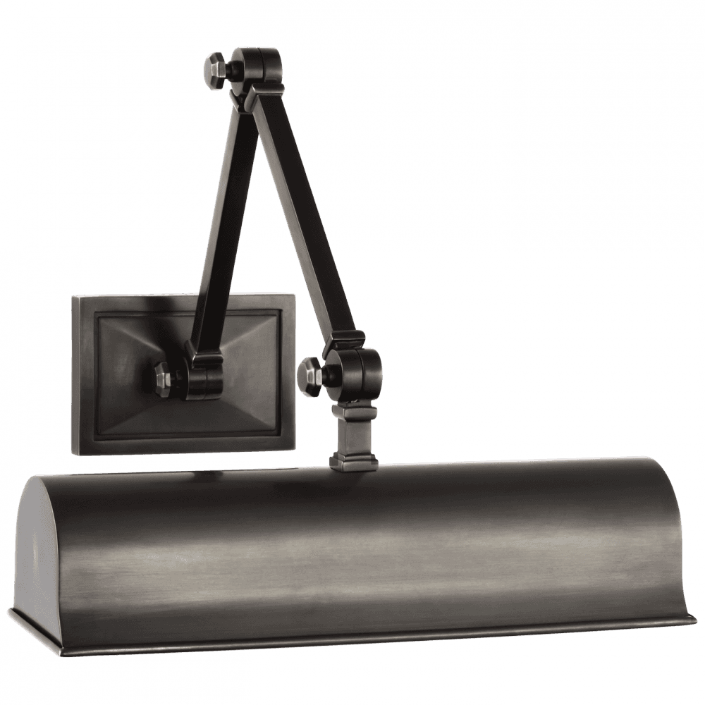 Visual Comfort & Co. Signature Collection Jane Double Library Light - Gun Metal 12.5"