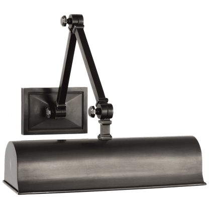 Visual Comfort & Co. Signature Collection Jane Double Library Light - Gun Metal 12.5"