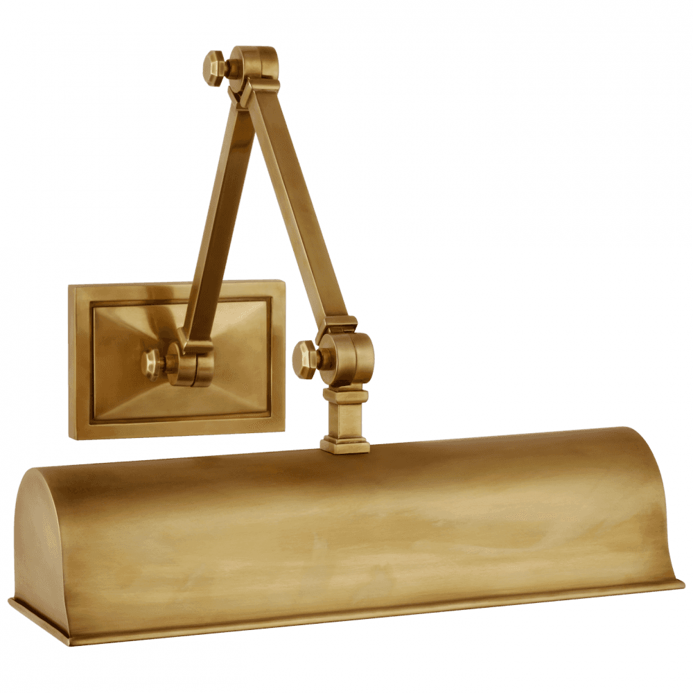 Visual Comfort Signature Jane Double Library Light Hand-Rubbed Antique Brass