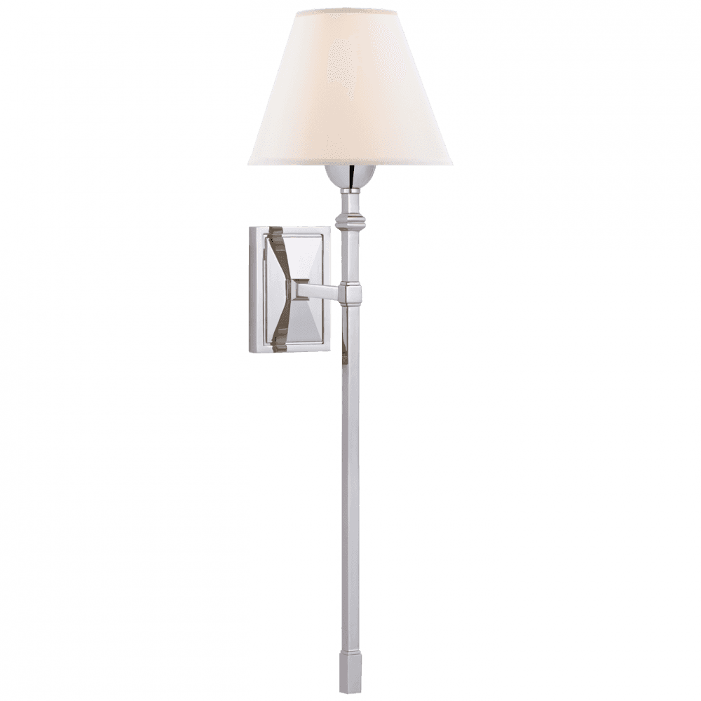 Visual Comfort Signature Jane Tail Wall Sconce Polished Nickel
