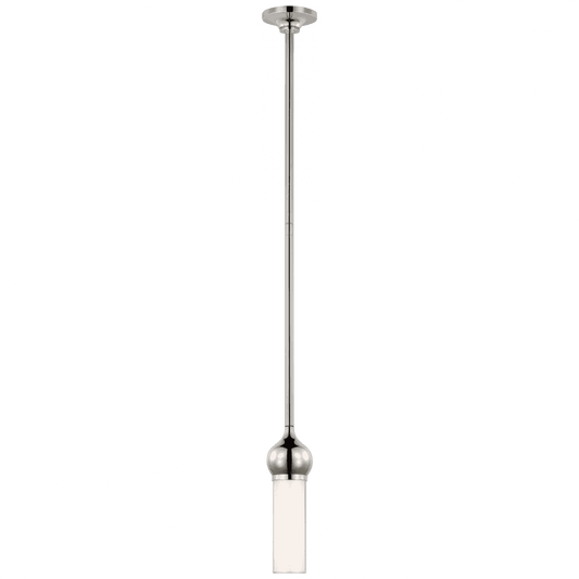 Visual Comfort Signature Jeffery Mini Pendant Polished Nickel