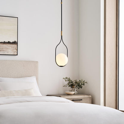 Visual Comfort & Co. Signature Collection Jodo 9" Pendant, Visual Comfort & Co. Signature Collection WS 5020BZ/HAB-WG D98PL