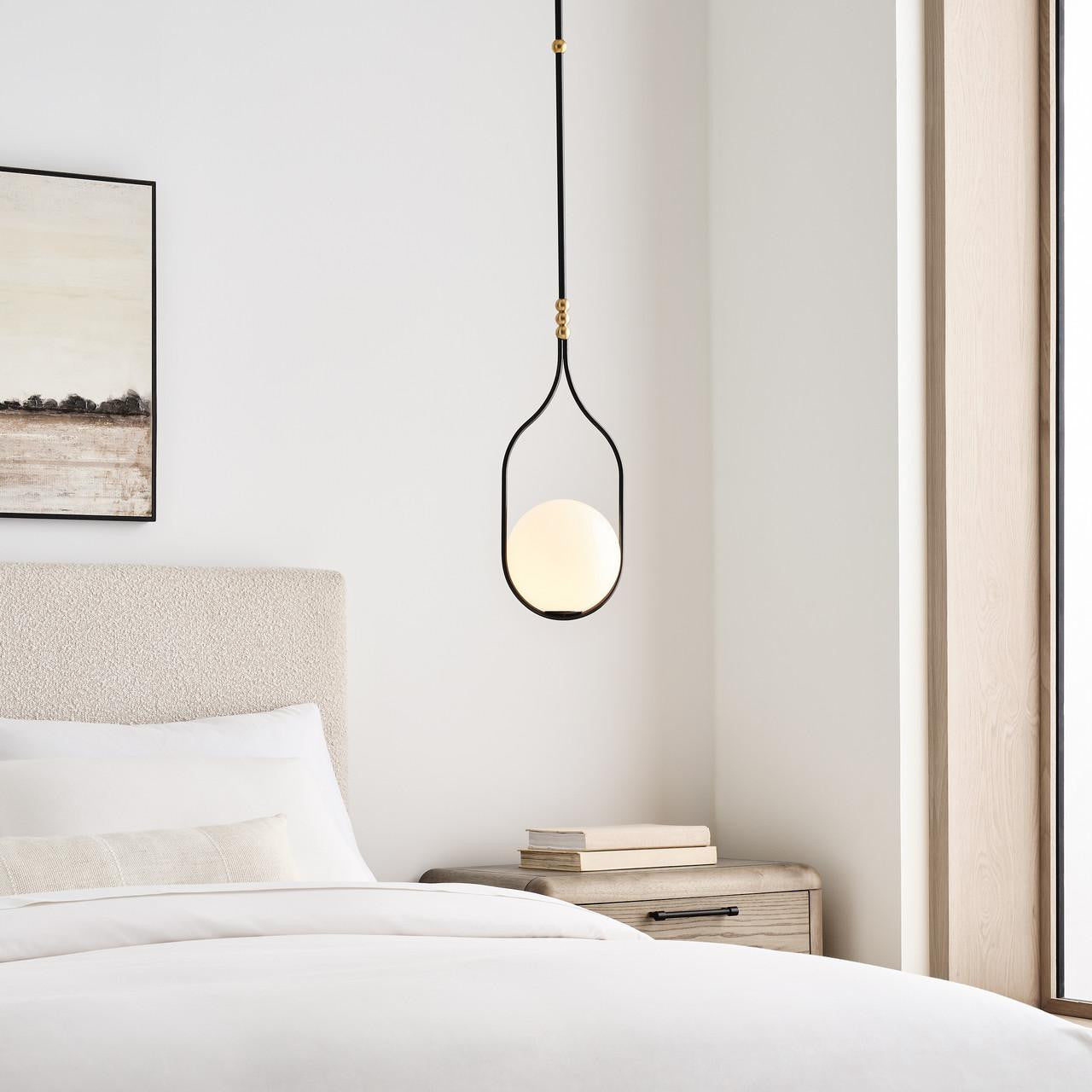 Visual Comfort & Co. Signature Collection Jodo 9" Pendant, Visual Comfort & Co. Signature Collection WS 5020BZ/HAB-WG D98PL