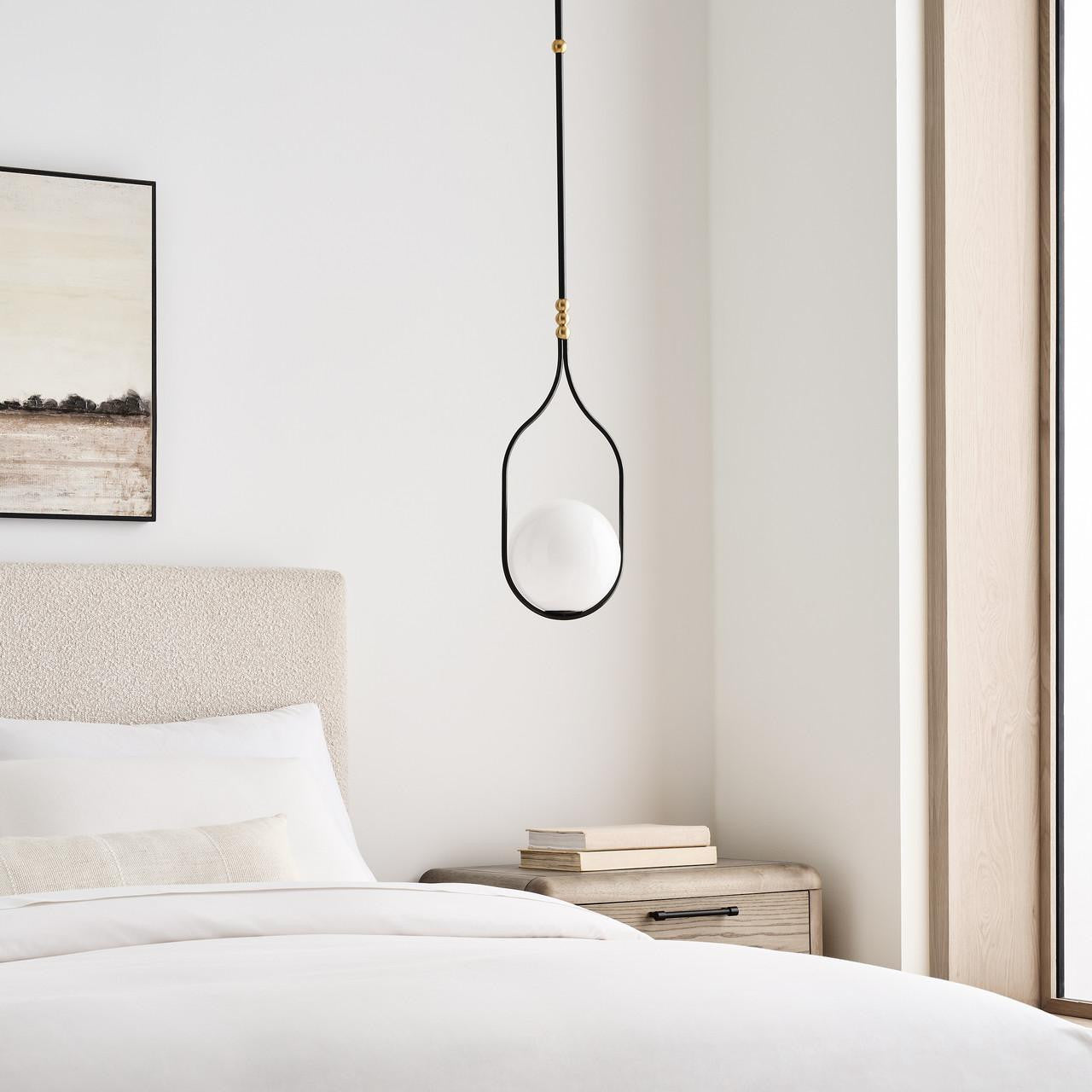 Visual Comfort & Co. Signature Collection Jodo 9" Pendant, Visual Comfort & Co. Signature Collection WS 5020BZ/HAB-WG D98PL