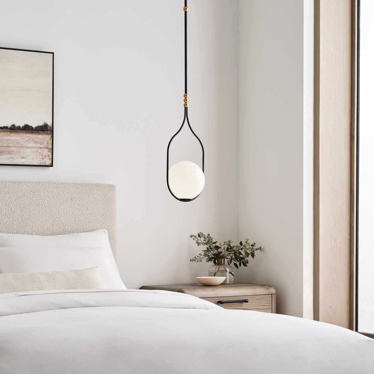 Visual Comfort & Co. Signature Collection Jodo 9" Pendant, Visual Comfort & Co. Signature Collection WS 5020BZ/HAB-WG D98PL