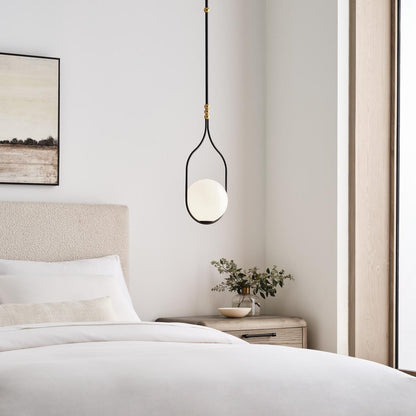 Visual Comfort & Co. Signature Collection Jodo 9" Pendant, Visual Comfort & Co. Signature Collection WS 5020BZ/HAB-WG D98PL