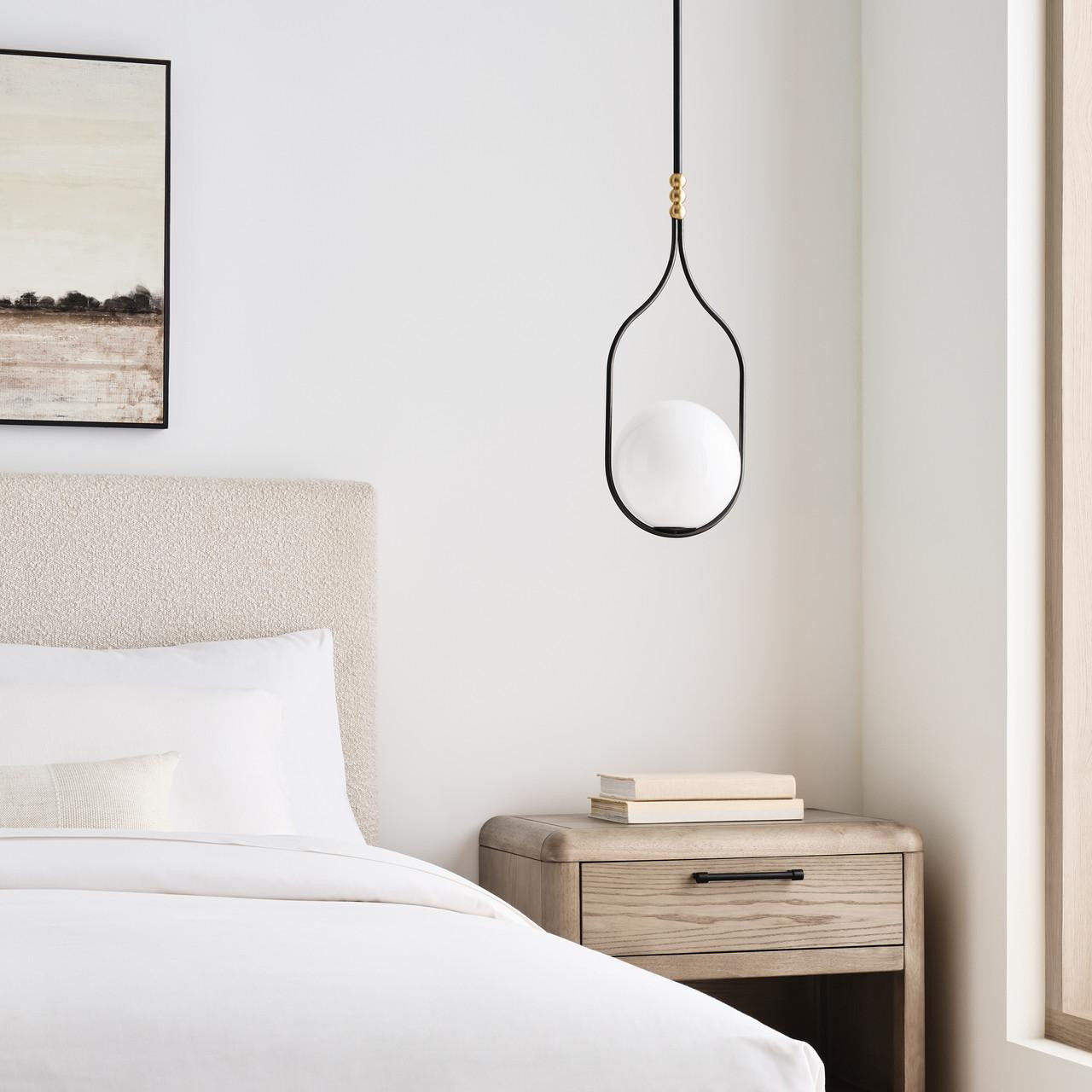 Visual Comfort & Co. Signature Collection Jodo 9" Pendant, Visual Comfort & Co. Signature Collection WS 5020BZ/HAB-WG D98PL