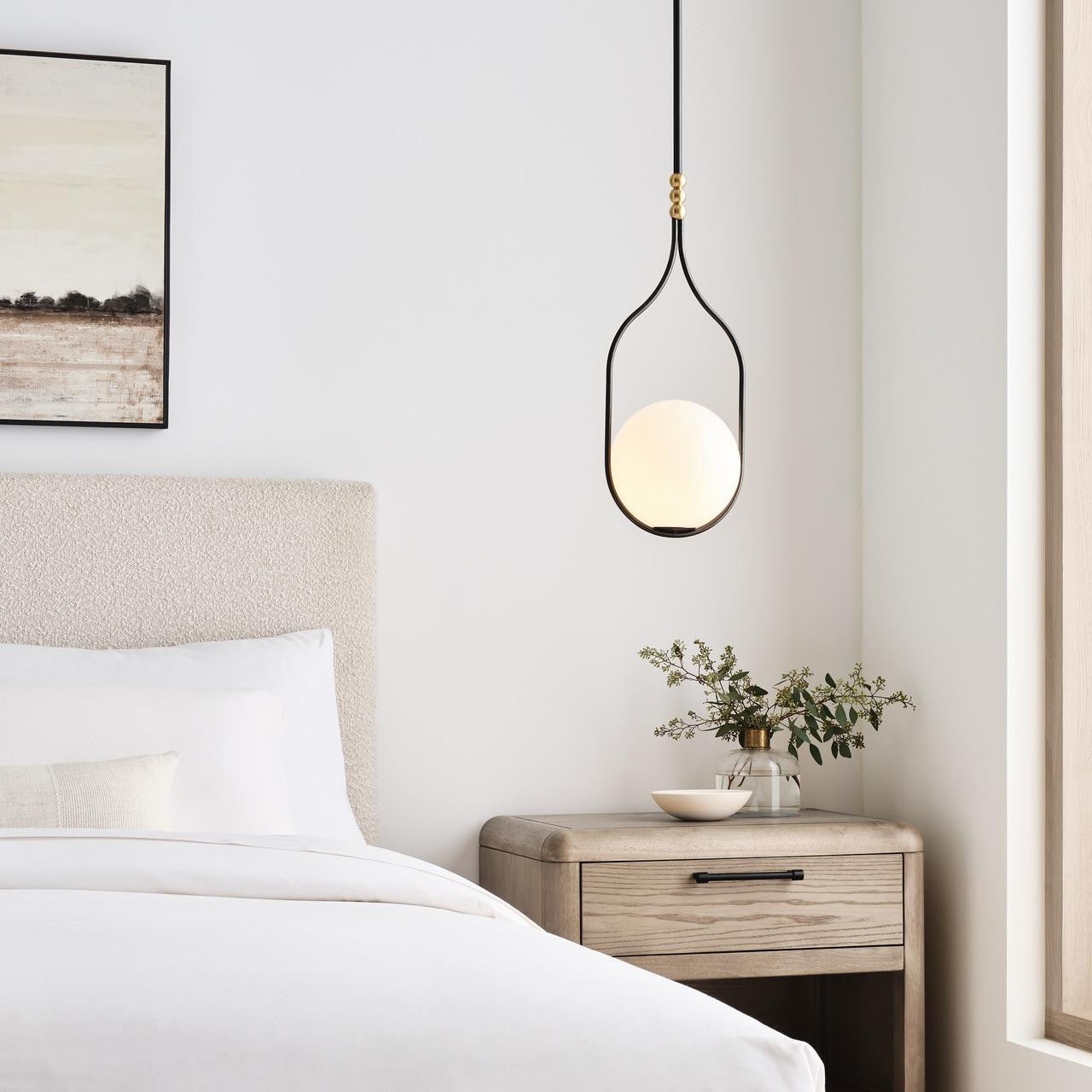 Visual Comfort & Co. Signature Collection Jodo 9" Pendant, Visual Comfort & Co. Signature Collection WS 5020BZ/HAB-WG D98PL
