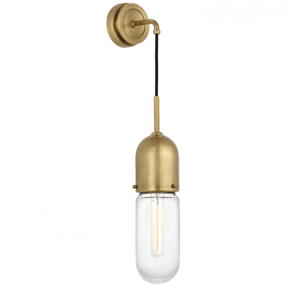 Visual Comfort Signature Junio Wall Light Hand-Rubbed Antique Brass
