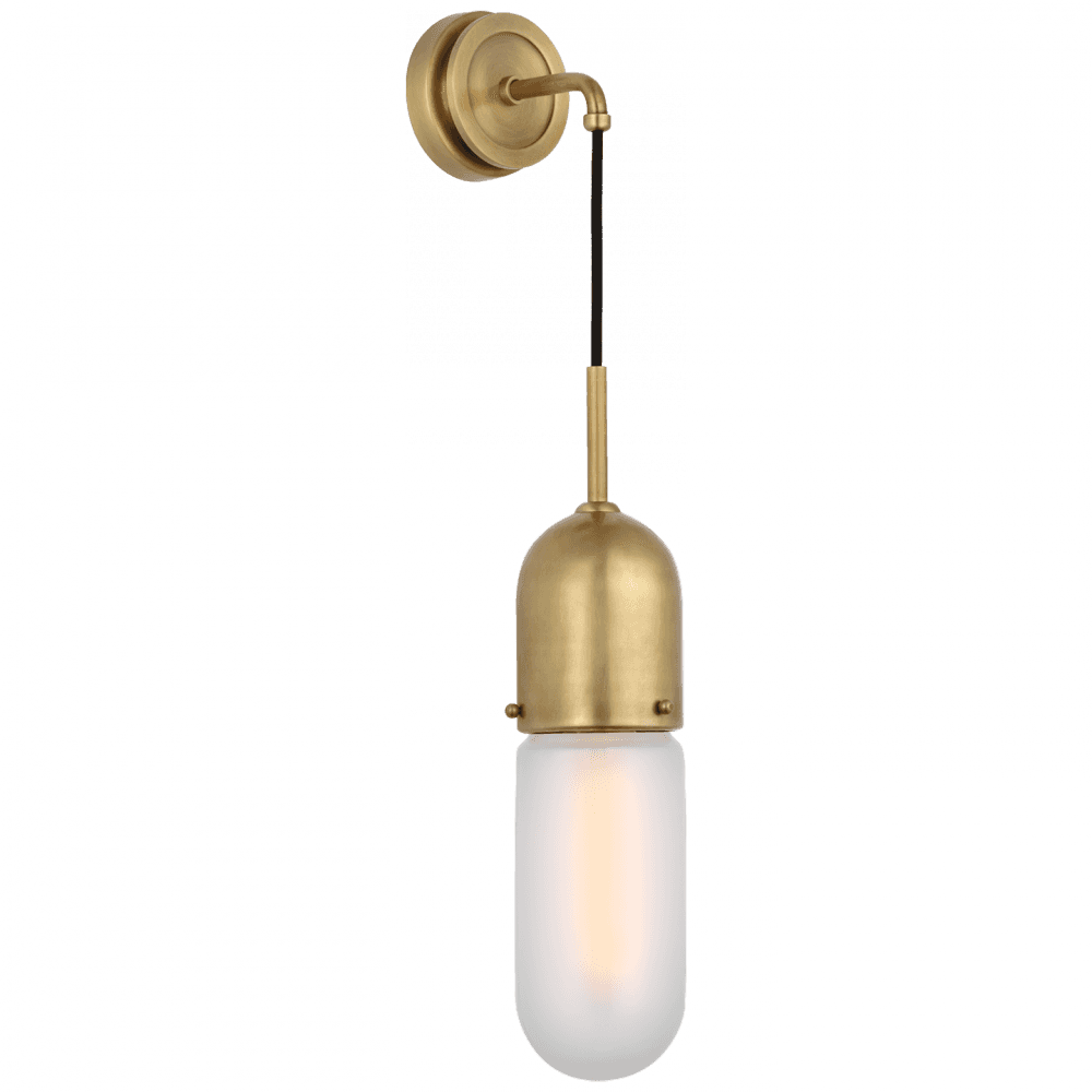 Visual Comfort Signature Junio Wall Light Hand-Rubbed Antique Brass