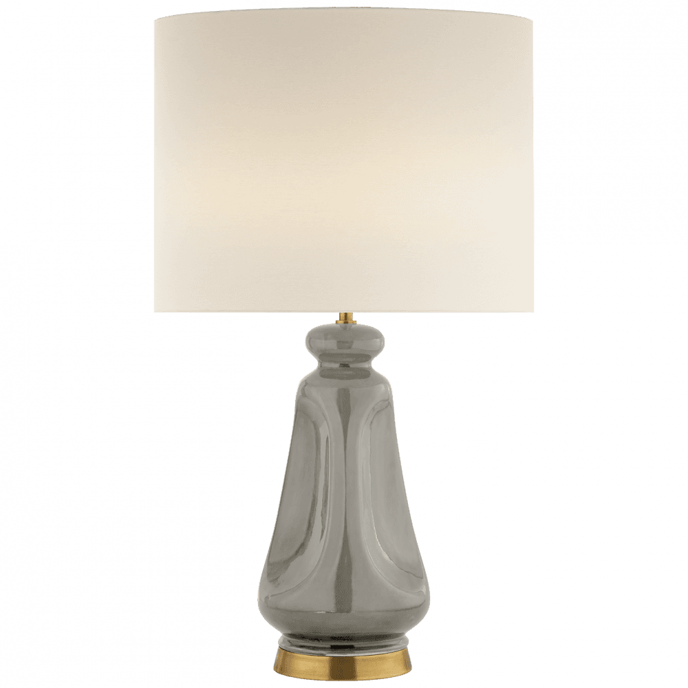Visual Comfort Signature Kapila Table Lamp Shellish Gray
