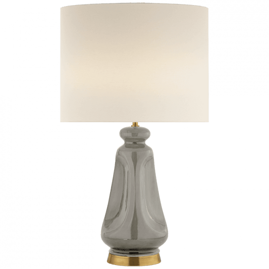Visual Comfort Signature Kapila Table Lamp Shellish Gray