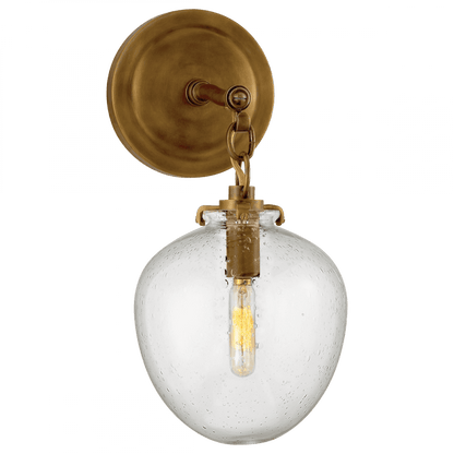 Visual Comfort Signature Katie Bathroom Wall Sconce Hand-Rubbed Antique Brass