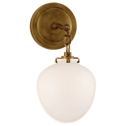 Visual Comfort Signature Katie Bathroom Wall Sconce Hand-Rubbed Antique Brass