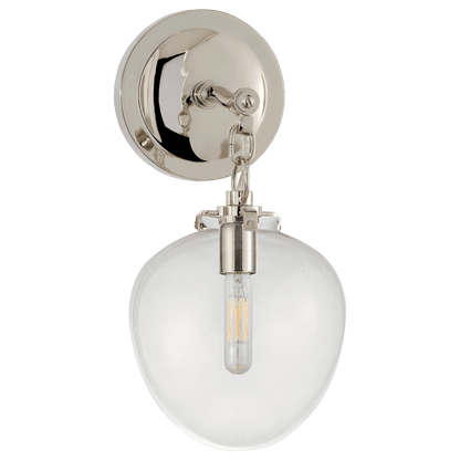 Visual Comfort Signature Katie Bathroom Wall Sconce Polished Nickel