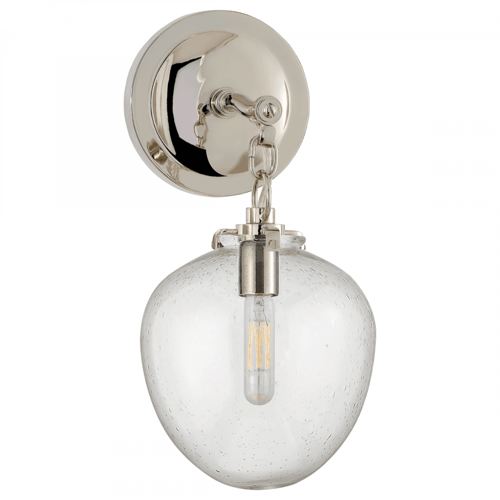 Visual Comfort Signature Katie Bathroom Wall Sconce Polished Nickel