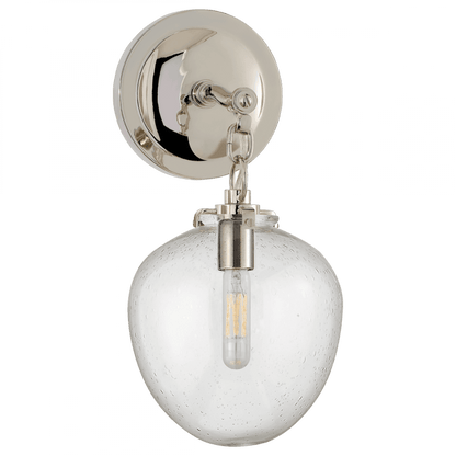 Visual Comfort Signature Katie Bathroom Wall Sconce Polished Nickel