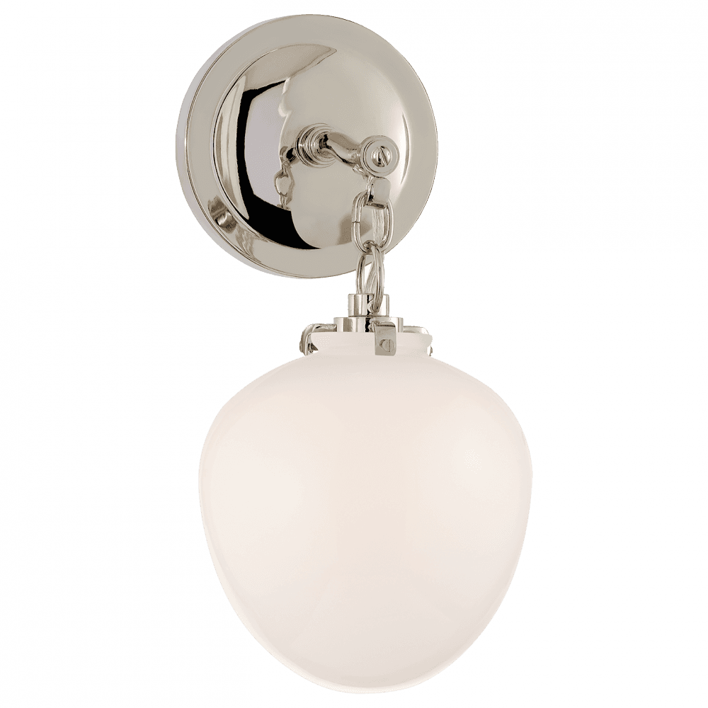 Visual Comfort Signature Katie Bathroom Wall Sconce Polished Nickel