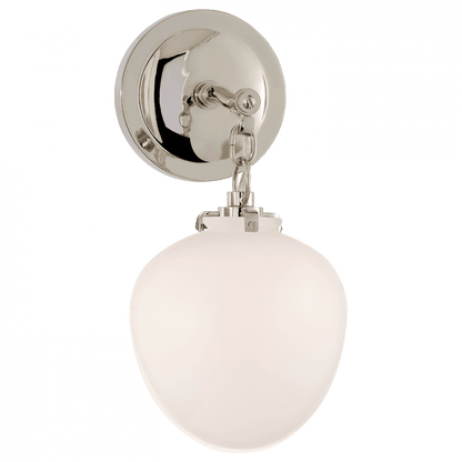 Visual Comfort Signature Katie Bathroom Wall Sconce Polished Nickel