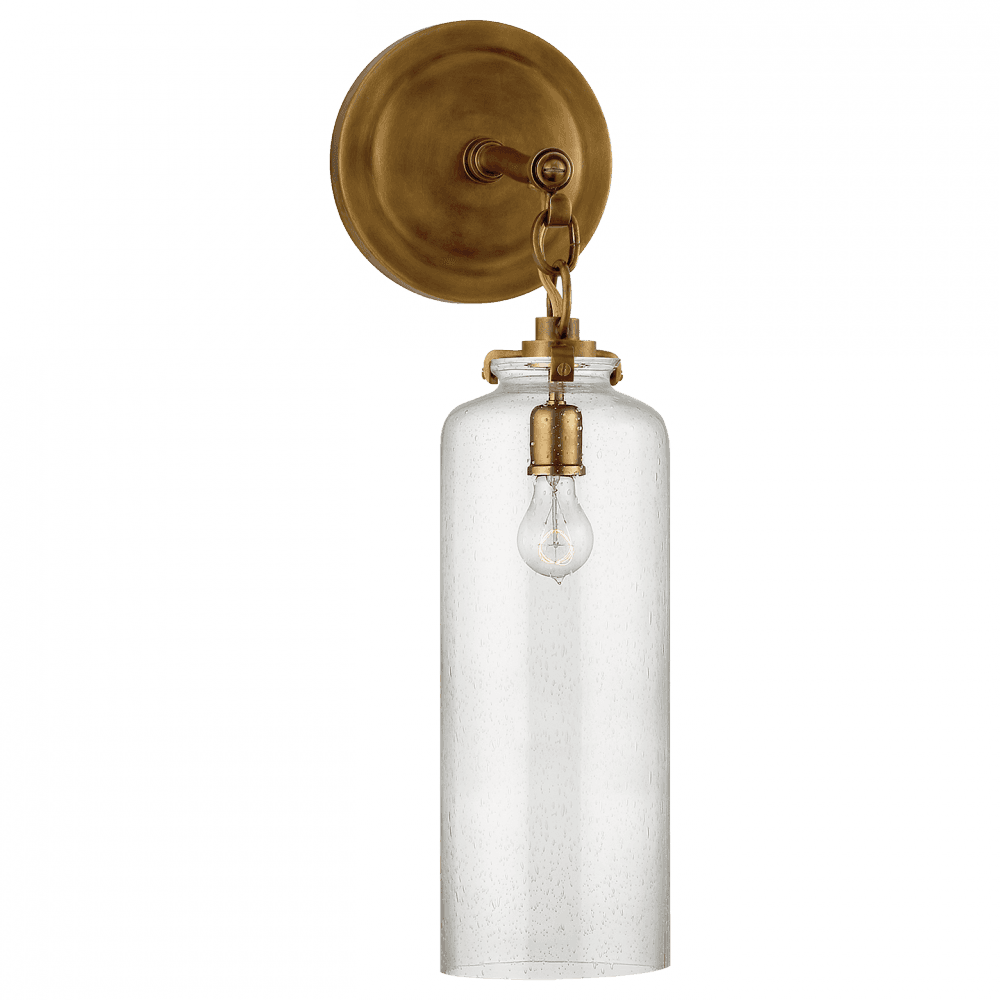 Visual Comfort Signature Katie Bathroom Wall Sconce Hand-Rubbed Antique Brass