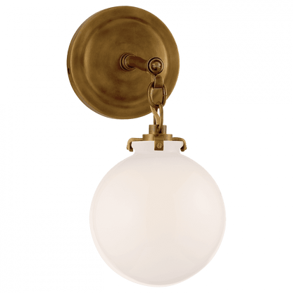 Visual Comfort Signature Katie Bathroom Wall Sconce Hand-Rubbed Antique Brass