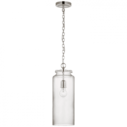 Visual Comfort Signature Katie Large Cylinder Pendant Polished Nickel