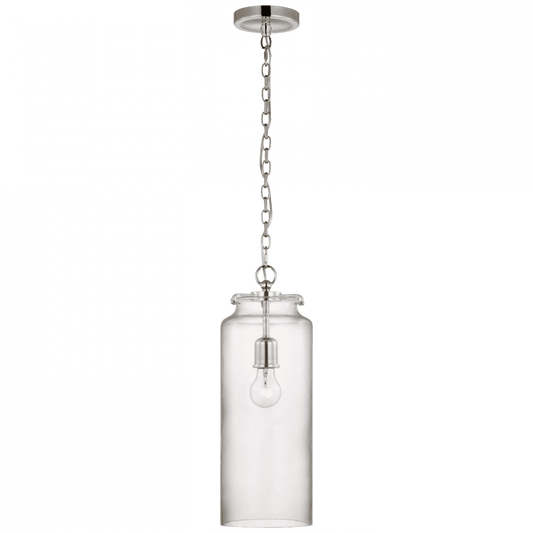 Visual Comfort Signature Katie Large Cylinder Pendant Polished Nickel