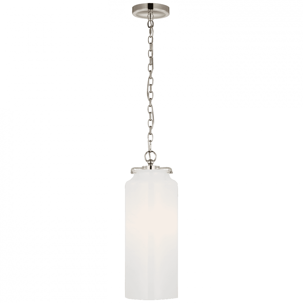 Visual Comfort Signature Katie Large Cylinder Pendant Polished Nickel