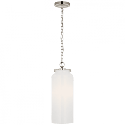 Visual Comfort Signature Katie Large Cylinder Pendant Polished Nickel