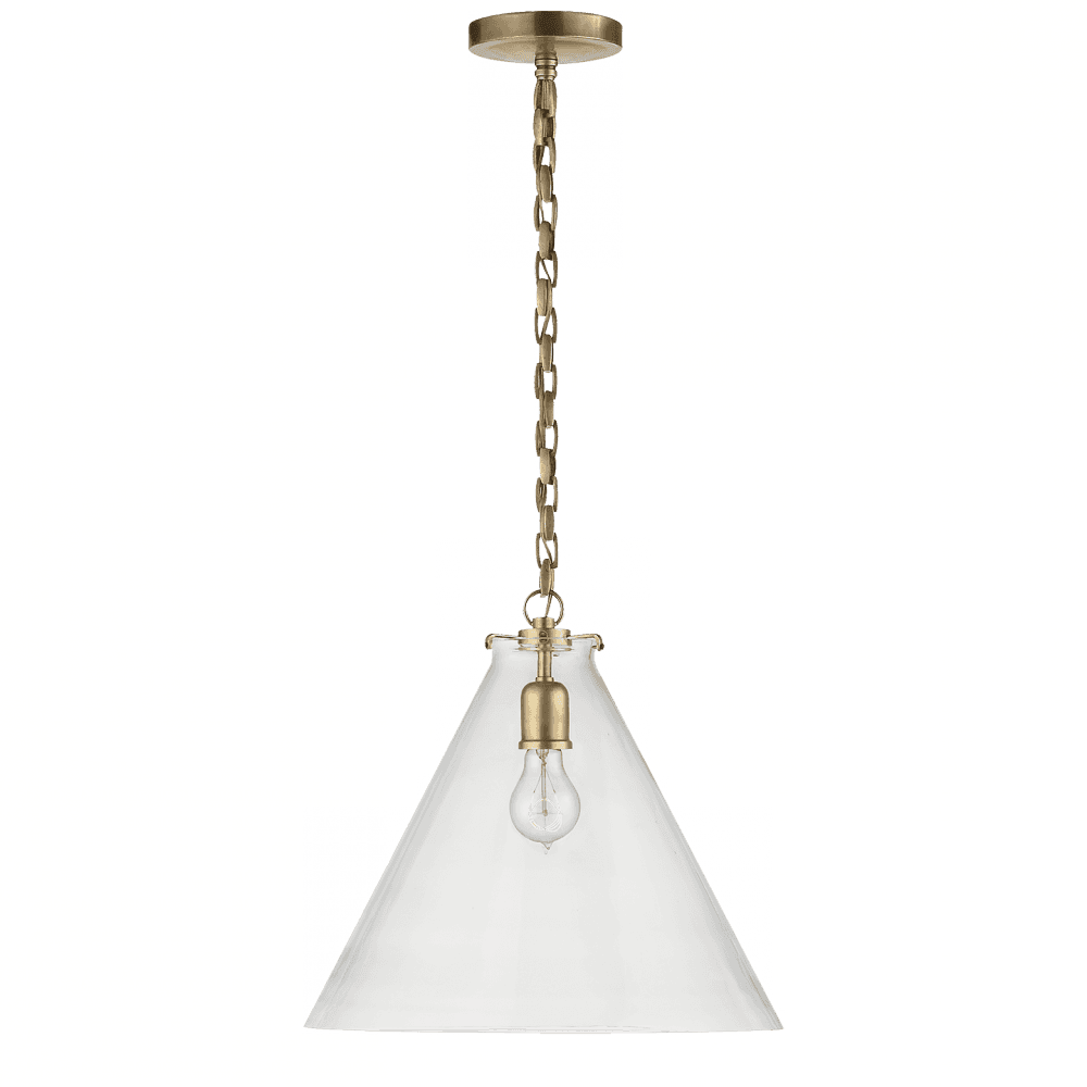 Visual Comfort Signature Katie Pendant Hand-Rubbed Antique Brass