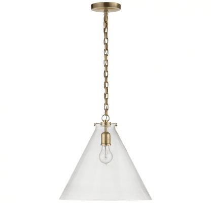 Visual Comfort Signature Katie Pendant Hand-Rubbed Antique Brass