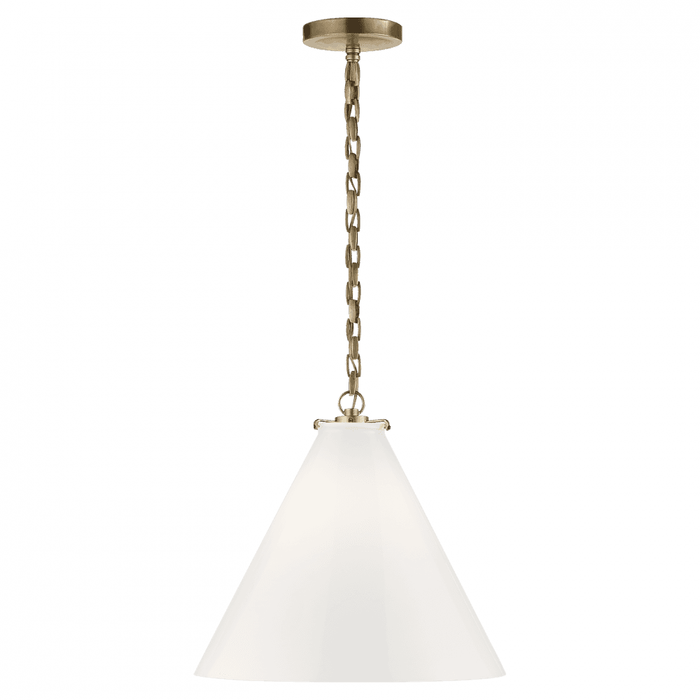 Visual Comfort Signature Katie Pendant Hand-Rubbed Antique Brass