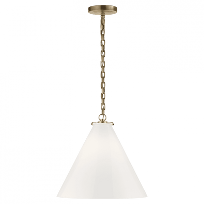 Visual Comfort Signature Katie Pendant Hand-Rubbed Antique Brass