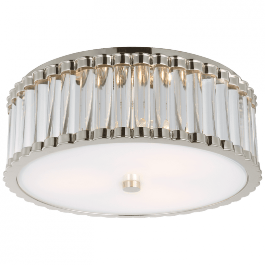 Visual Comfort Signature Kean Flush Mount Polished Nickel
